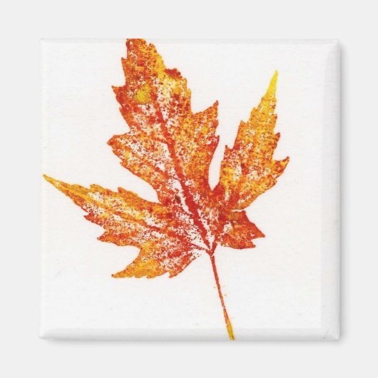 Leaf Natuur Print Magnet (Voorkant)