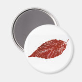 Leaf Natuur Print Magnet (Voorkant / Achterkant)
