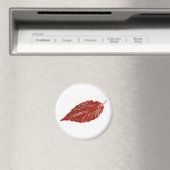 Leaf Natuur Print Magnet (Insitu (Vaatwasser))