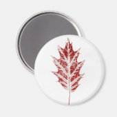 Leaf Natuur Print Magnet (Voorkant / Achterkant)
