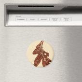 Leaf Natuur Print Magnet (Insitu (Vaatwasser))