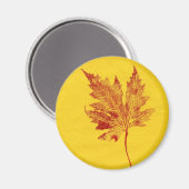 Leaf Natuur Print Magnet (Voorkant / Achterkant)