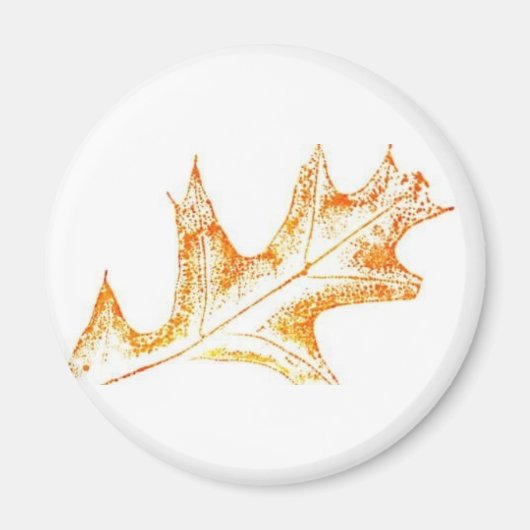 Leaf Natuur Print Magnet (Voorkant)