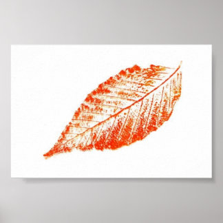 Leaf Natuur Print Mini-Poster