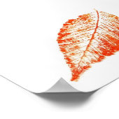 Leaf Natuur Print Mini-Poster (Hoek)