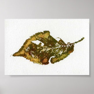 Leaf Natuur Print Mini-Poster