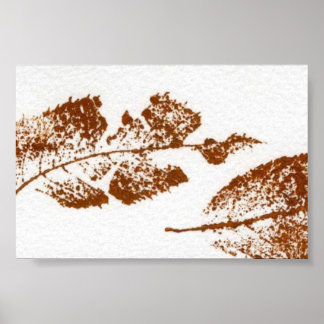 Leaf Natuur Print Mini-Poster