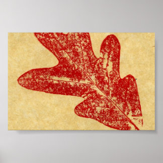 Leaf Natuur Print Mini-Poster