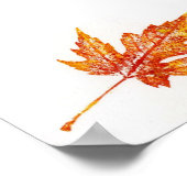 Leaf Natuur Print Mini-Poster (Hoek)