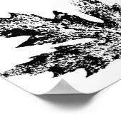 Leaf Natuur Print Mini-Poster (Hoek)