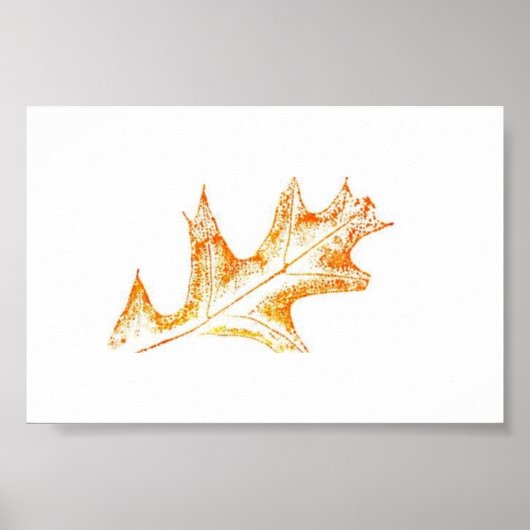 Leaf Natuur Print Mini-Poster (Voorkant)