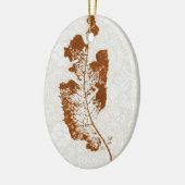 Leaf Natuur Print Ornament (Links)