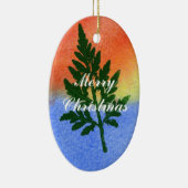 Leaf Natuur Print Ornament (Rechts)