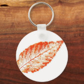 Leaf Natuur Print Sleutelhanger (Voorkant)