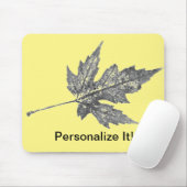Leaf Natuur Prints Mousepad Muismat (Met muis)