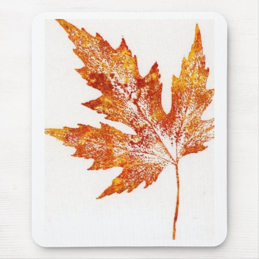 Leaf Natuur Prints Mousepad Muismat (Voorkant)