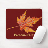 Leaf Natuur Prints Mousepad Muismat (Met muis)