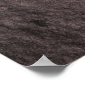 Leaf Next to Mountain Lion Footprint Poster (Hoek)