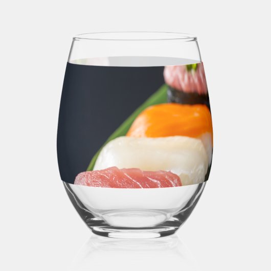 Leaf Nigiri Wine Glass – SUSHIMI Collection Wijnglas Zonder Voet (Voorkant)