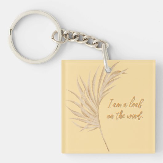 leaf on the wind sleutelhanger (voorkant)