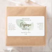 Leaf Organic Face Serum Labels (Insitu)