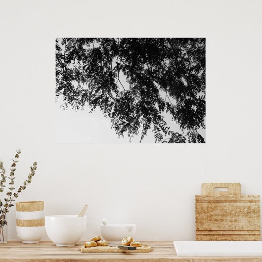 Leaf overhang poster (Keuken)