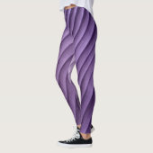 Leaf Paars Diagonal Leggings (Links)