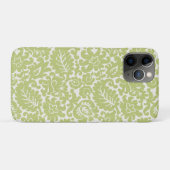 Leaf-patroon met groene draagtas Case-Mate iPhone case (Achterkant (horizontaal))