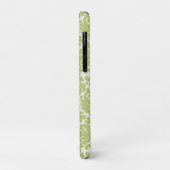 Leaf-patroon met groene draagtas Case-Mate iPhone case (Achterkant/links)
