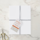 Leaf Pattern Bedankt voor je bruiloft Gift Label Cadeaulabel (Met Touw)