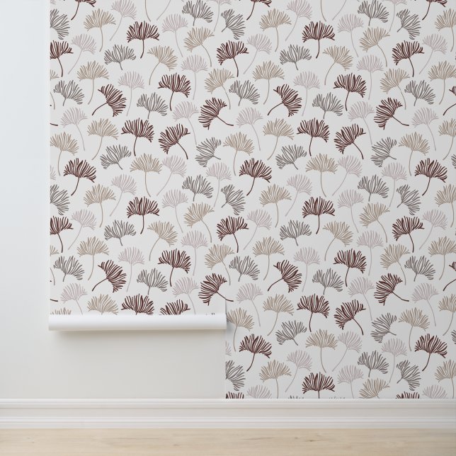 Leaf Pattern Behang (Applicatie)