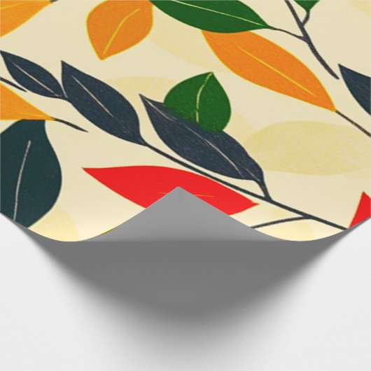 Leaf Pattern Cadeaupapier (Hoek)