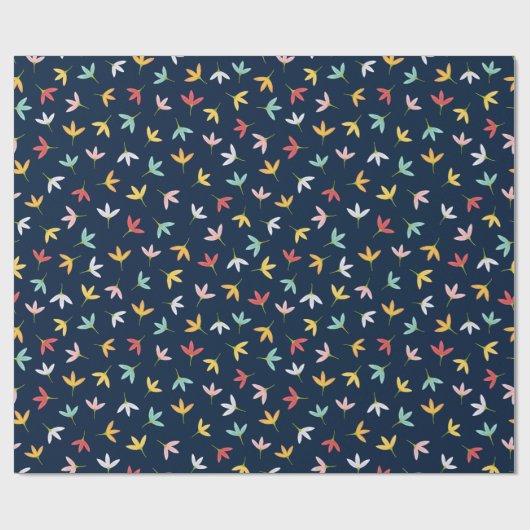 Leaf Pattern Cadeaupapier (Vlak)