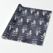 Leaf Pattern Cadeaupapier (Uitgerold)