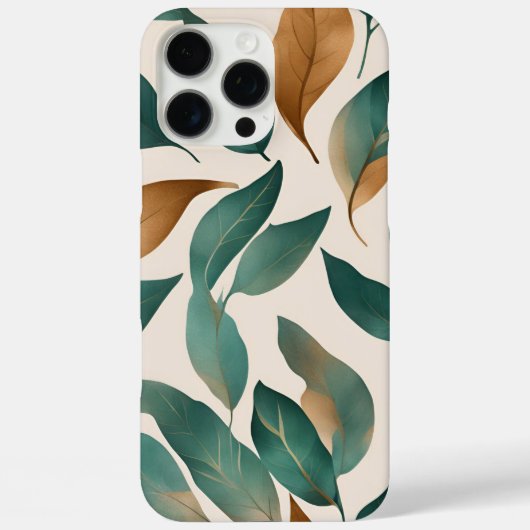 Leaf Pattern Case-Mate iPhone Case (Achterkant)