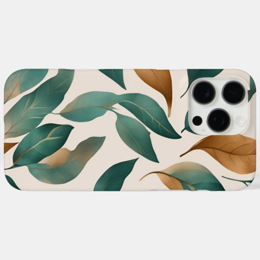 Leaf Pattern Case-Mate iPhone Case (Achterkant (horizontaal))