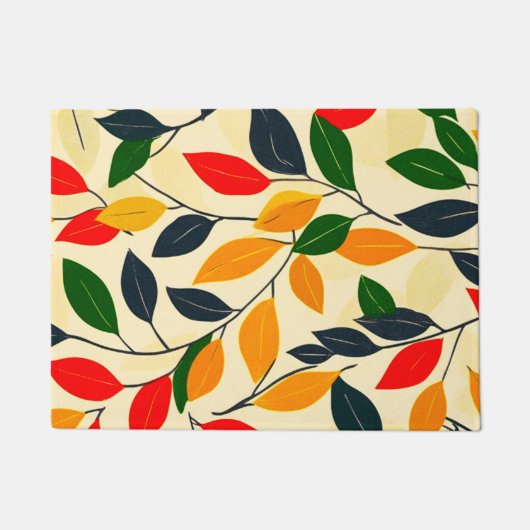 Leaf Pattern Deurmat (Voorkant)