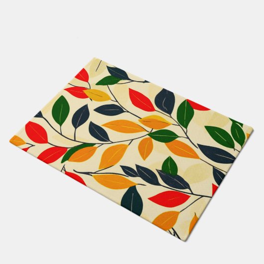 Leaf Pattern Deurmat (Schuin)