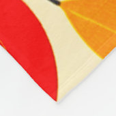 Leaf Pattern Fleece Deken (Hoek)