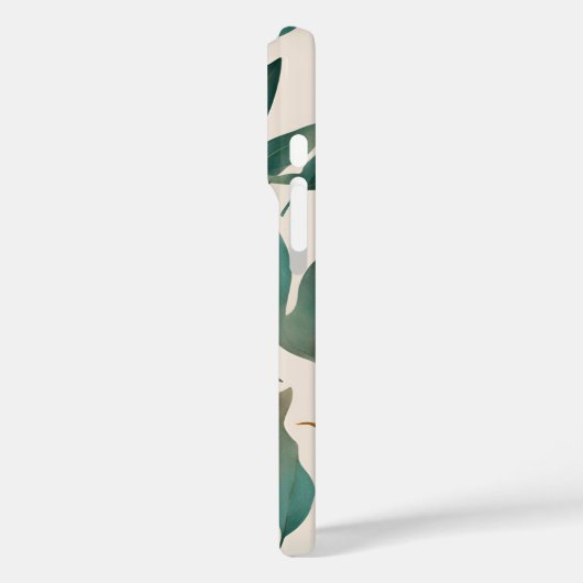 Leaf Pattern iPhone Case (Achterkant / Links)