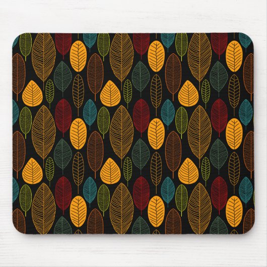 Leaf Pattern - Kleuren Muismat (Voorkant)