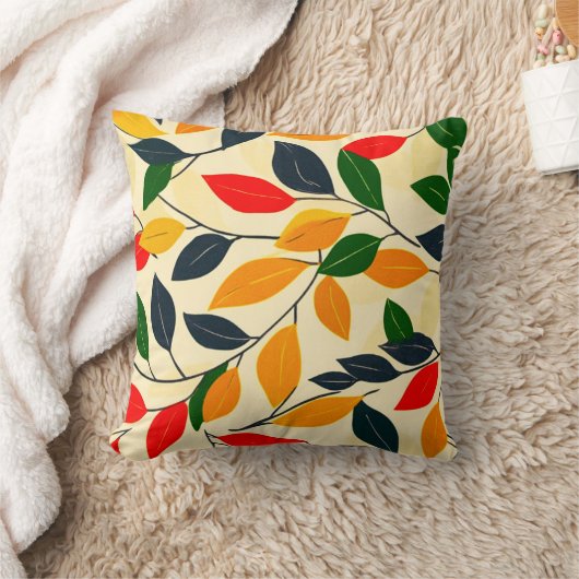 Leaf Pattern Kussen (Deken)