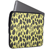 Leaf Pattern-laptophoes Laptop Sleeve (Voorkant Rechts)