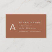 Leaf Pattern Logo Visitekaartje (Voorkant)