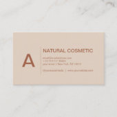 Leaf Pattern Logo Visitekaartje (Voorkant)