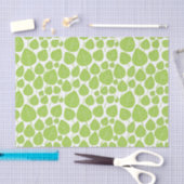 Leaf Pattern - Martian Green Tissuepapier (Craft)