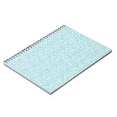 Leaf Pattern No.1 - Color Blue Notitieboek (Linkerzijde)