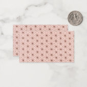 leaf pattern notitiekaartje (Voorkant / Achterkant in situ)