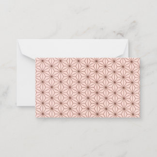 leaf pattern notitiekaartje