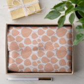 Leaf Pattern — Peach Tissuepapier (Geschenk)